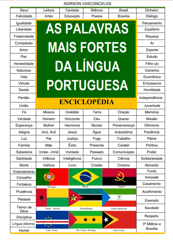 As Palavras mais fortes da Língua Portuguesa